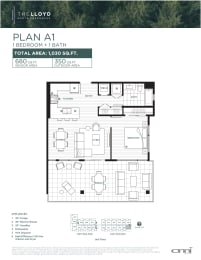 the floor plan of the condo