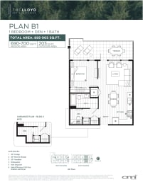 the floor plan of the condo