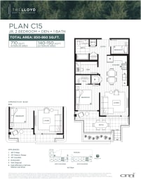 the floor plan of the condo