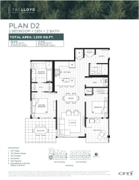 the floor plan of the condo