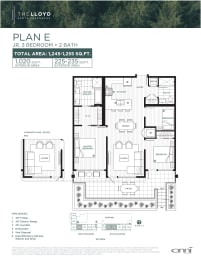 the floor plan of the condo