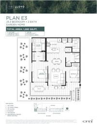 the floor plan of the condo