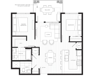 a blueprint of a floor plan of a house