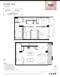 the floor plans of the 2nd and 3rd floors of our apartments