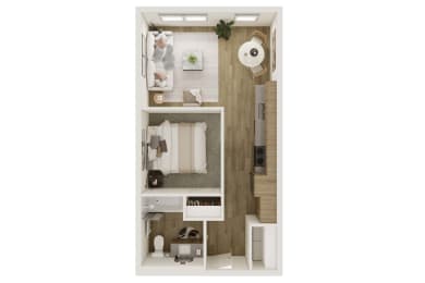 B1A Floor Plan at Rivulet, Silverdale, WA