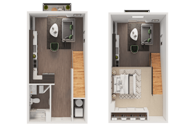 1 bedroom 1 bath I at B Flats Apartments, Bremerton