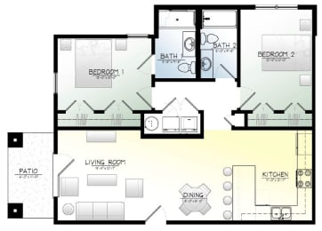 2 Bedroom pet friendly Apartment Springdale