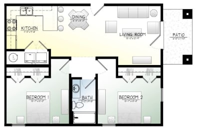 2 Bedroom Apartment Springdale AR