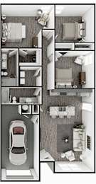 A series of images showing different views of a bathroom.