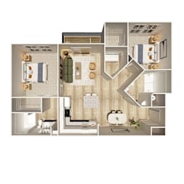 A series of images showing different rooms of a house.
