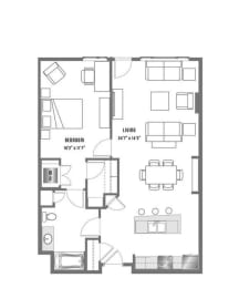 A8 floor plan drawing