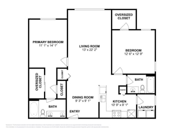 Reserves at Alafaya Eleven84 floor plan