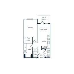A9-1 floorplan layout Berkshire Ballantyne