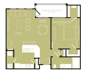 MEW A3 floor plan at Retreat at Wylie, Wylie, Texas