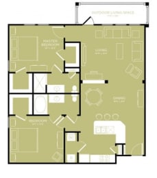 MEW B1 floor plan at Retreat at Wylie, Wylie