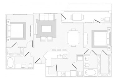 MOK B2 floor plan at Reveal at Onion Creek, Texas, 78747