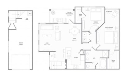 MOL B3T floor plan at Reveal on the Lake, Texas, 75088