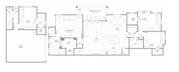 MOL D1T floor plan at Reveal on the Lake, Texas, 75088