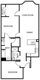 a drawing of a floor plan of a house