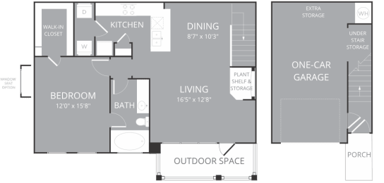 V380 A5 floor plan at Villages3Eighty, Texas, 75068