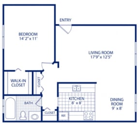 a blueprint of a floor plan of a house
