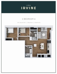 2 bed 2 bath A at The Irvine, Pennsylvania, 19143