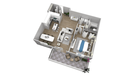 1 bed 1 bath A at PREMIER @ CITY LINE, Philadelphia, Pennsylvania