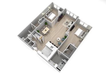 2 Bedrooms + Den at Park Square Apartments, Rahway, NJ