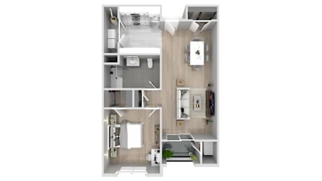 1 bed 1 bath at Bristol Station Apartments, New Jersey