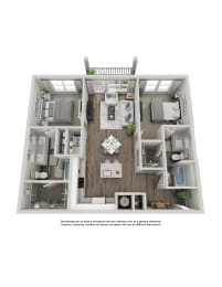 B2 2 Bedroom 2 Bathroom