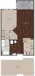 Floorplan A1 - Nasher wLoft at Prairie Crossing, Texas