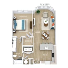 A09 Floor Plan at Allure Apollo, Camp Springs, MD
