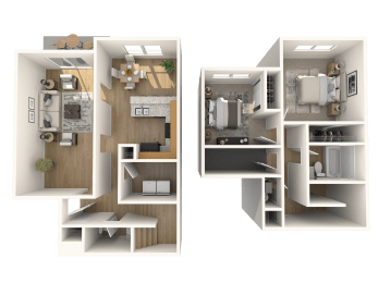 Clarendon Floor Plan at Villages at Morgan Metro, Landover, MD