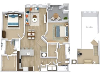 Currant Floor Plan at Aspire Apollo, Camp Springs, 20746