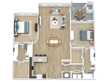 Fawn Floor Plan at Aspire Apollo, Maryland