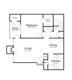 Floor Plan A3 at Hamilton at Kings Place, Columbia, 21046