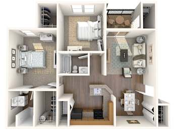 2 bed 2 bath at Park at Winterset Apartments, Owings Mills, MD