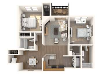 2 bed 2 bath E at Park at Winterset Apartments, Maryland, 21117