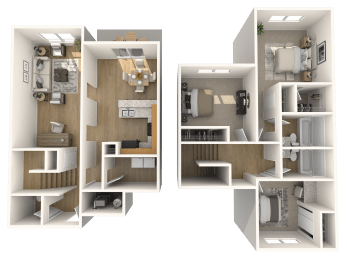 McKinney Deluxe Floor Plan at Villages at Morgan Metro, Maryland