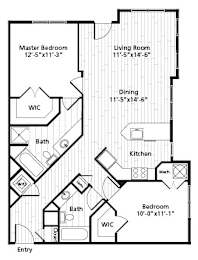 C5 Floor Plan at MetroPlace at Town Center, MD