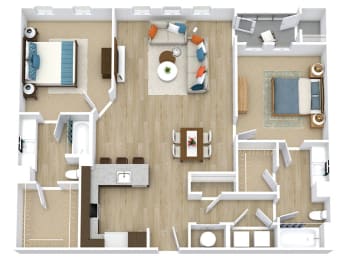 Pearl Floor Plan at Aspire Apollo, Camp Springs, 20746