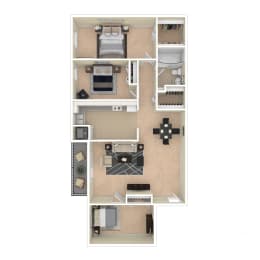 C1 3Bed 1.5Bath at Meadows at Capitol Heights, Capitol Heights, MD, Maryland