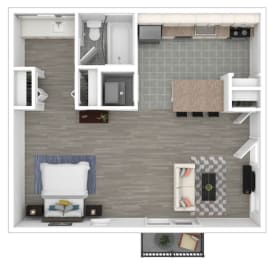 floor plan for studio