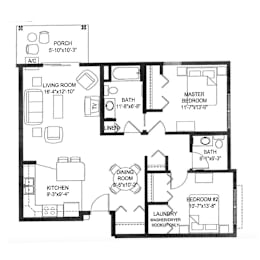 Cedar Creek Apartrments, Income Restricted Senior Housing. Affordable one bedroom apartments, two bedroom apartments. Independent lifestyle community. Housing in Rothschild Wisconsin.