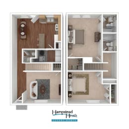 2bd townhome