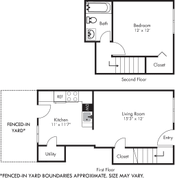  Floor Plan Belmont with Fenced Yard