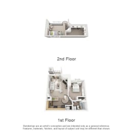 a floor plan of a 2100 sq ft apartment