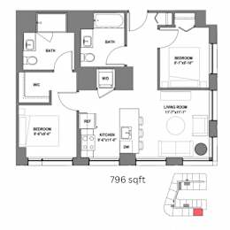  Floor Plan 2x2