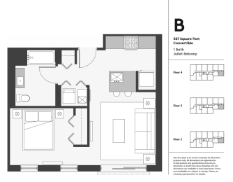  Floor Plan Convertible