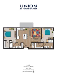  Floor Plan B1 2x2 - Phase II